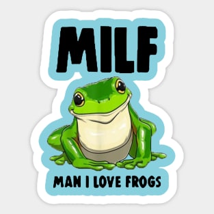 I Love Frogs Sticker